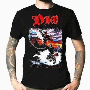 Dio Holy Diver Album Art Retro Music Fan Unisex T-Shirt